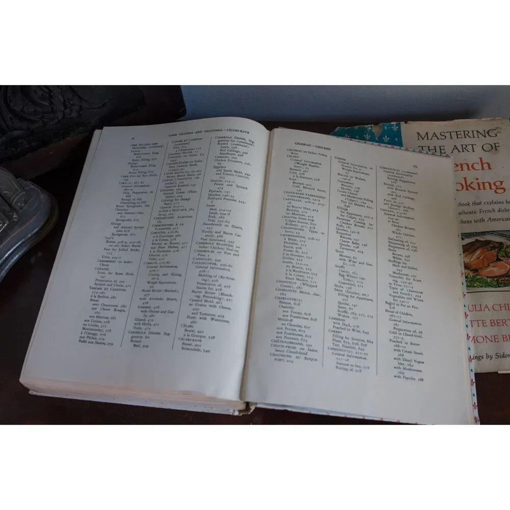 Mastering the Art of French Cooking Julia Child 1966 13th Print Vintage Cookbook